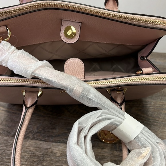 NEW Michael Kors HOUSTON Double Zip Crossgrain Handbag/Crossbody - Picture 9 of 14